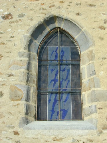 création de vitraux contemporain. Maître verrier: Emmanuel BARROIS