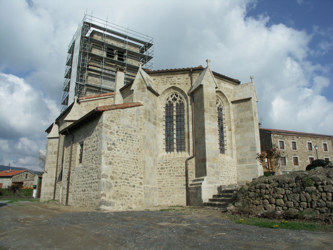 restauration extérieure du chevet