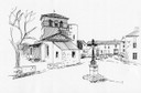 Aménagement des abords de l'église de St VICTOR (43)